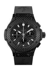 Hublot Big Bang Black Carbon Fiber Dial 44Mm Automatic Chronograph Mens Watch 301.qx.1724.rx